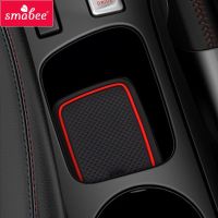 สำหรับ Renault Clio 4 Anti-Slip Gate Slot Cup Mat ประตู Groove Non-Slip Pad ภายในรถ-จัดแต่งทรงผมอุปกรณ์เสริม Coaster Mats