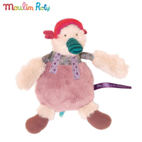 Moulin Roty ตุ๊กตาตัวตุ่น ขนนิ่มมาก สไตล์วินเทจเก๋ๆ ขนาดสูง 20cm. MR-642248