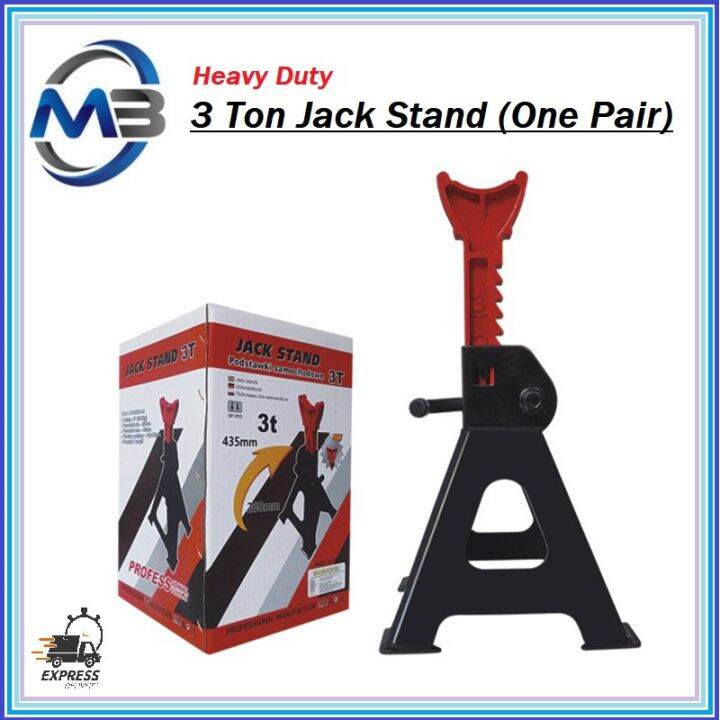 Heavy Duty Strong 3 Ton Jack Stand (ONE PAIR) Lazada