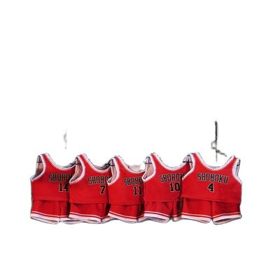 SLAM DUNK Rukawa Kaede Sakuragi Hanamichi 10Cm 15Cm 20Cm Plush Doll Basketball Clothes Outfit For Kpop Star Toy Accessory