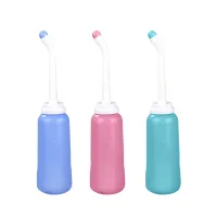 500Ml Sprayer Personal Cleaner มือถือที่นั่งห้องน้ำ Bidet Tackle สุขอนามัยซักผ้า Travel EVA แบบพกพาขวด Enema ช่องคลอด Clean