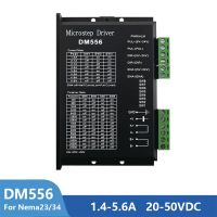 1/3/5ชิ้นสเต็ปเปอร์มอเตอร์ไดร์เวอร์ DM556 DC20-50V 5.6A 128ส่วนสำหรับมอเตอร์ Nema23 Nema34ซีเอ็นซีคอนโทรลเลอร์3D ชิ้นส่วนวงจรไฟฟ้าของเครื่องพิมพ์