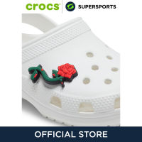 CROCS Jibbitz Single Rose ตัวติดรองเท้า ที่ติดรองเท้าjibbitz ตุ๊กตาติดรองเท้า ตัวติดรองเท้ามีรู