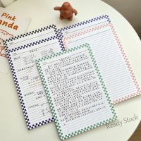 【Ready Stock】 ¤✧№ C13 Ins Style Black-White Checker Board Plaid Note B5 Notebook Grid Lined Inner Page