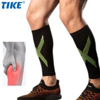 TIKE 1 Pair Compression Calf Sleeves for Men Women - Compression Socks - for Running Shin Splint Medical Travel Nursing