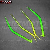 RZMOTO ตัวถัง Stiker Motor รถแข่งถังตบแต่งรูปลอกโครงสร้างนอกกระจกหน้ารถมอเตอร์สำหรับ Kawasaki Ninja400 EX400 Ninja250
