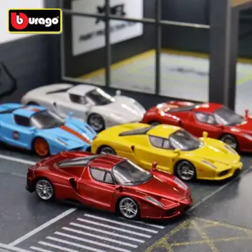 Bburago New 1:64 Play Assortment - Red Ferrari Enzo Race Diecast