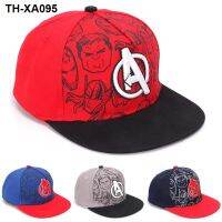 Boys iron man baseball cap and lovely cartoon children sunshade hat summer new flat along the hip-hop G285