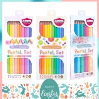 สีไม้ 1 หัว มาสเตอร์อาร์ต master art สีพาสเทล Pastel เมทัลลิค เซ็ต 12 สี