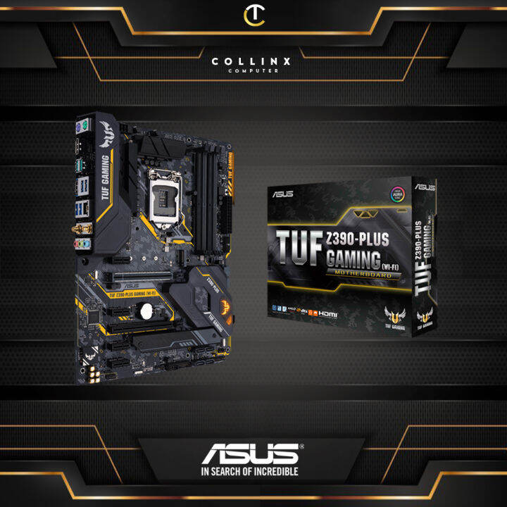 Asus TUF Z390 Plus Gaming Wifi Gaming Motherboard Intel CPU Socket