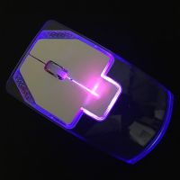 2.4G color transparent mouse wireless ergonomic optical mouse computer gaming mouse laptop silent mouse