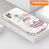 YIWESAN เคสสำหรับ Infinix เคส X682C 10 X682B ลายการ์ตูนกระต่ายกีฬากันกระแทกสุดหรูดีไซน์ใหม่แฟชั่นแบบบางนิ่มโทรศัพท์คลุมทั้งหมดเคสป้องกันเลนส์กล้อง