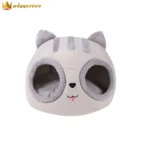 Pet Nest Bed Kennel Semi-closed Kitty Shaped Home Small Cat Dog Sleep Rest