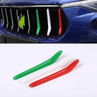 ABS Car-styling Front Grille Trim Strips Cover Stickers 2016 2018 2019 2020 2021 for Maserati LEVANTE Car Accessories Exterior