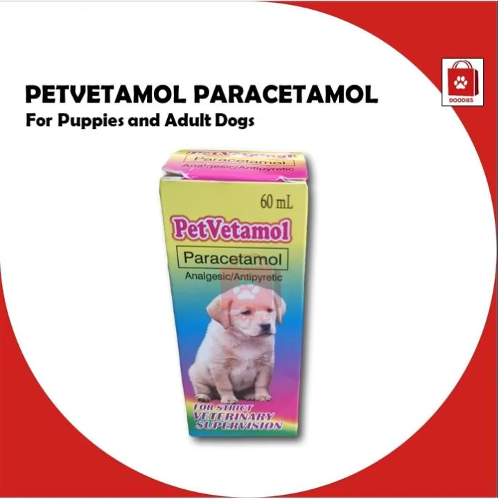 PetVetamol Paracetamol for Puppies and Adult Dogs 60ML Lazada PH