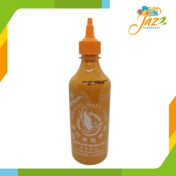Flying Goose Sriracha Mayo Sauce 455mL, Halal, Vegan, Product of