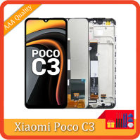 Poco C3 6.43หน้าจอต้นฉบับสำหรับ Xiaomi Pocophone Poco C3 M2006C3MI MZB07RHIN สัมผัสหน้าจอ LCD LCD จอแสดงผลแบบแทนที่