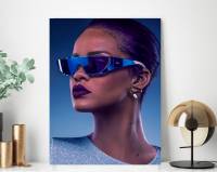 Rihanna โปสเตอร์ร่มผ้าใบรีดผ้าใบเพชรพวกเรา1ชิ้นกรอบด้านในหรือไร้กรอบ