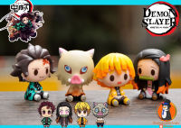 โมเดล ฟิกเกอร์ Kimetsu no yaiba (demonslayer) ชุด 4 ตัว ขนาด 4.5-5 cm