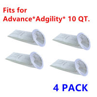 4แพ็ค Nilfisk สูญญากาศกรองถุงเก็บฝุ่น (#1471097500) เหมาะสำหรับ Advance * Adgility * 10 Qt เครื่องดูดฝุ่น