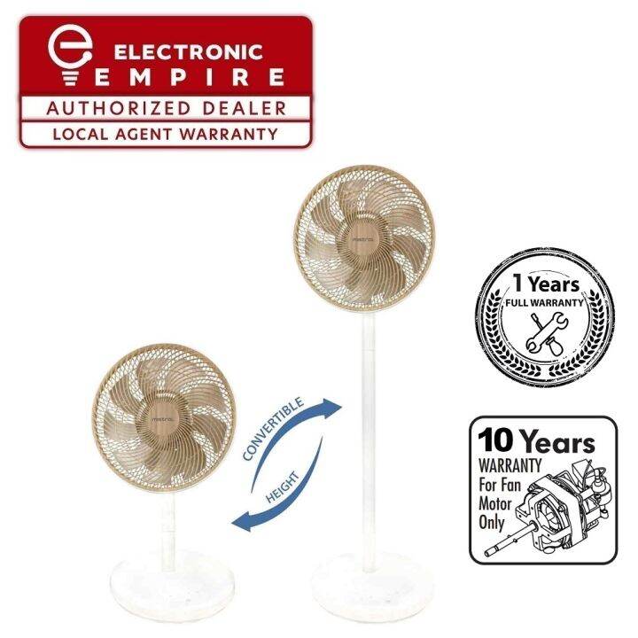 Mistral MHV1412RG Remote DC High Velocity Stand Fan 12 Inch Lazada