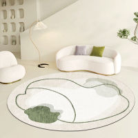 Light Luxury Round Car Living Room Sofa Coffee Table Cars Study Dressing Chair Rug Bedroom Bedside Computer Chair Rugs