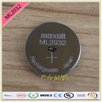 High-Quality 2PCS/LOT New Original Maxell ML2032 3V Rechargeable Lithium Battery Button Cell Button Batteries (ML2032) USB Hubs