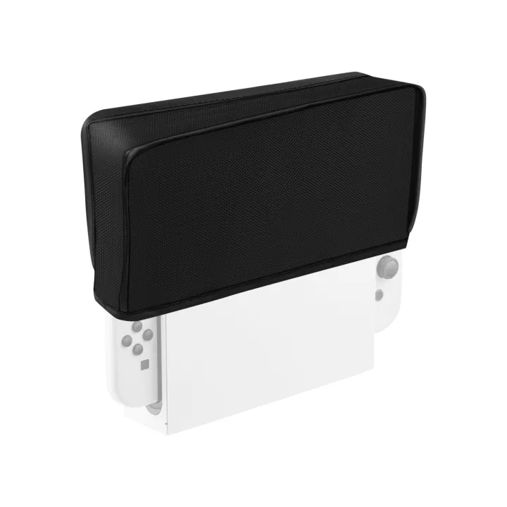 Protective Dust Cover for Nintendo Switch/Switch OLED on Dock with JoyCon Attached Black