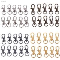 ◐▫ 10Pcs/lot Fashion Bag Clasps Lobster Swivel Keychain Trigger Clips Snap Hook Keyring Holder Jewelry Accessories