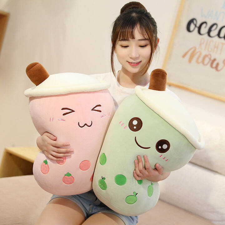 xuechuangying-kawaii-adorable-doll-children-gift-plush-toy-cushion-milk-cup-pillow-tea-cup-plush-toy-boba-cup-pillow-tube-pillow