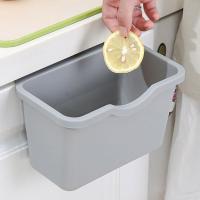 【CW】 Kitchen Cabinet Door Hanging Trash Bin Wall Mounted Garbage Recycle Can Waste Storage Container Kitchen Rubbish Bin Dustbin