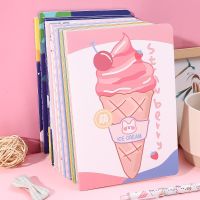 A5 Notebook Student Horizontal Line A5 Notebook Cartoon Cute Ice Cream Bunny Notebook Stationery Notepad Planner Note Book
