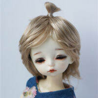 BJD ตุ๊กตาวิกผม JUYUSU 8 ใน 6 ใน 4 ใน 3 วิกผมเทียม Mohair ผมม้วนลูกชิ้น (JD404)