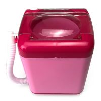 Electric Washing Machine Toy Convenient For Makeup Brush Cleaning Safe Interactive Housekeeping Toy Must-have Toy Popular Toy