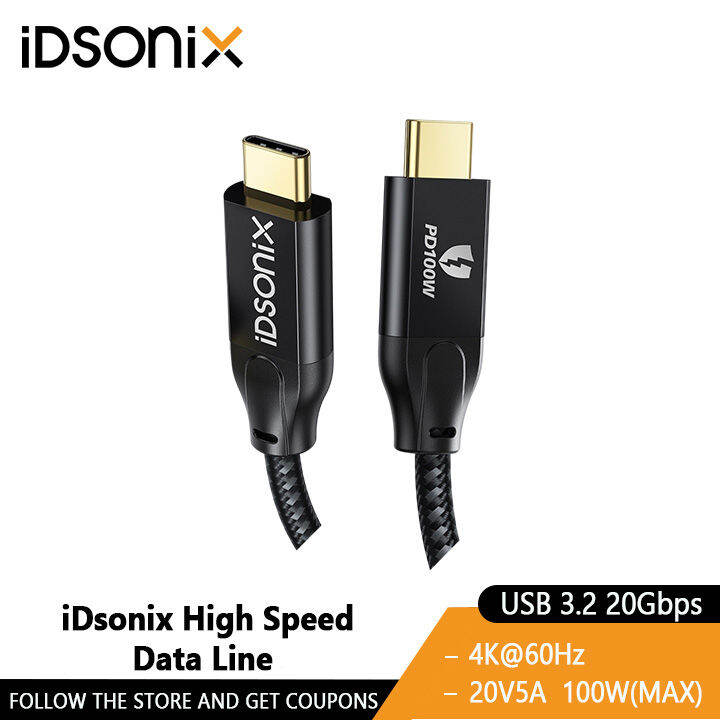 YIWENTEC Cavo USB C 240W 2 In 1: Ricarica Veloce E Dati A 20Gbps Con Uscita Video 4K @60Hz (1 Metro)