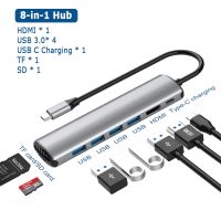 【LZ】☁✖♞  Hub usb 3.0 tipo c 4k hdmi adaptador divisor tf sd leitor pd 100w estação doca para macbook xiaomi huawei acessórios do computador