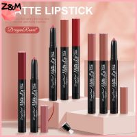 Zwm【ความงาม】ดินสอเขียนขอบปากดินสอลิปสติกเนื้อแมทกันน้ำ12สีคอนทัวร์เครื่องสำอางคอนทัวร์แต่งหน้าสุดเซ็กซี่สีแดงติดทนได้อย่างที่เหลาดินสอ