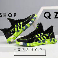 QZshop ปังไม่ไหว? รองเท้าผ้าใบ รองเท้ารุ่นใหม่ ☎สุดฮิตสีแซ่บเวอร์ พร้อมส่ง ส้ม เขียว เหลือง แสบตาเวอร์? พร้อมความระบายอากาศใส่สบายไม่ร้อน?