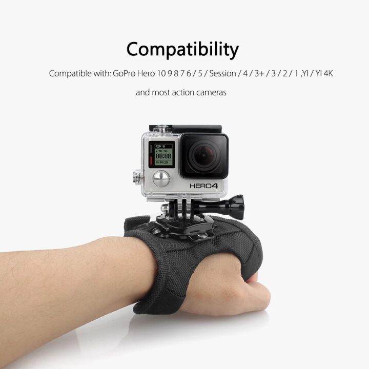 สำหรับ-go-pro-เคสอุปกรณ์ดำน้ำหมุนได้360องศาเหมาะสำหรับถุงมือสำหรับ-gopro-hero-10-9-8-7-6-5-4สำหรับ-insta360สำหรับ-yi-4k