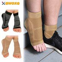 【YD】 2PCS Sport Ankle Brace Compression Foot Arch Support SleeveRelieves TendonitisPlantar Fasciitis Reduces Swelling