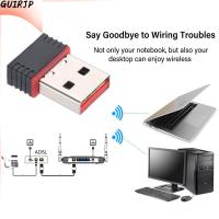 GUIRJP 2ชิ้น RTL8188ขนาดเล็กสำหรับแล็ปท็อป PC เครือข่าย USB เครื่องรับสัญญาณอะแดปเตอร์เครือข่ายไร้สาย USB การ์ดเครือข่ายดองเกิล WiFi