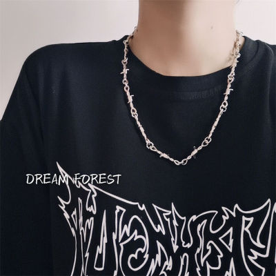 Hip-hop Little Thorns Chain Wire Punk Style Small Necklace Alloy