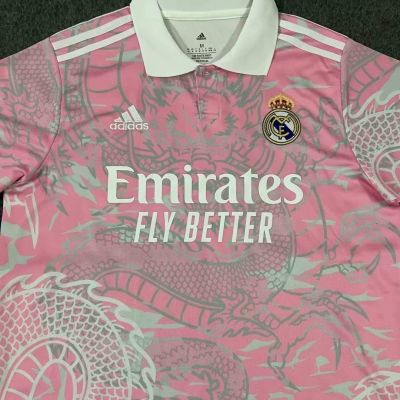 △☜  23/24 of the new special edition pink real dragon jersey soccer uniform