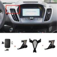 1Set Plastic Material For 2013-2020 Ford KUGA Gravity Linkage Special Car Phone Holder Fixed Bracket Stand Mobile Car Mounts