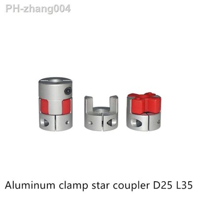 LINK CNC XB Aluminium Plum Shaft Coupling D25 L35 10x12mm Motor Connector Flexible Coupler 5/6/6.35/8/10/12mm