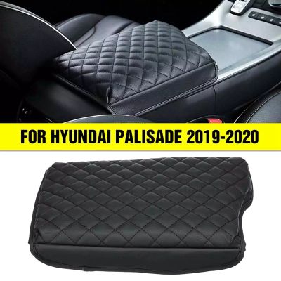 Car Leather Center Console Armrest Box Mat Pad Cover for Hyundai Palisade 2019 2020