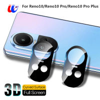 2ชิ้น3D ตัวปกป้องกล้องถ่ายรูปแบบเต็มหน้าจอสำหรับ Oppo Reno10 Pro 5G Appo Reno 10 Pro + Reno10Pro Plus 5G 2023 9H เคสแก้วป้องกันเลนส์