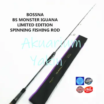 Tomman Black Ghost Boat Rod Fishing Rod (Butt Joint) Spinning Trolling  (Maxdrag 12kg-15kg)