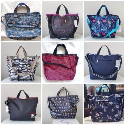 Lesportsac 2023 ใหม่กระเป๋าถือแฟชั่นลำลองพิมพ์กระเป๋าสะพาย4360