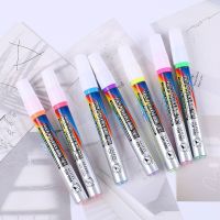 Acrylic Marker Waterproof Quick Drying Flash Pen Color Ceramic Graffiti Paint Pen Water-based Fluorescent Acrylic Pen Set Highlighters Markers